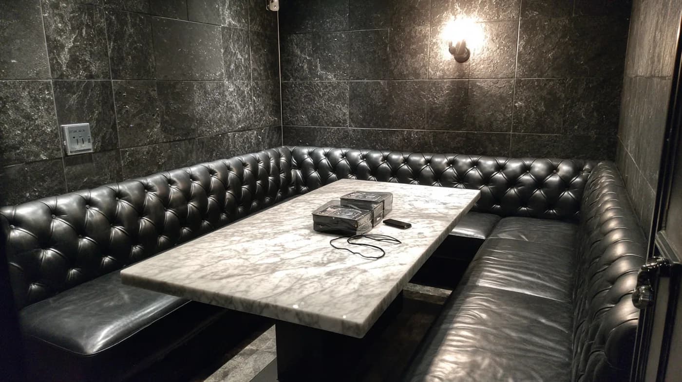 INT. SOLACE / ROOM 01